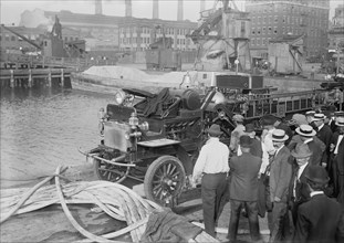 Motor fire engine, 1913. Creator: Bain News Service.