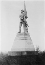 Gettysburg 13th Mass. monument, 1913. Creator: Bain News Service.