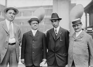 J.J. Brady, Ury Woodson, Boetius Sullivan, B.F. Mitchell (Committee to meet R. Sullivan, 8/29/13). Creator: Bain News Service.