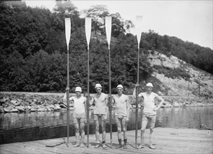 Columbia Varsity four (1913), 1913. Creator: Bain News Service.