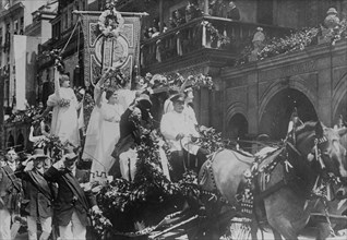 Leipzig Turnfest Procession, 1913. Creator: Bain News Service.