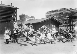 N.Y. Playground, between c1910 and c1915. Creator: Bain News Service.