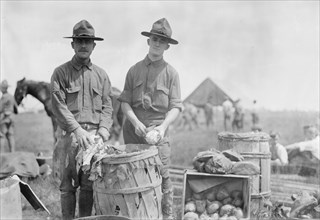 Preparing Dinner, between c1910 and c1915. Creator: Bain News Service.