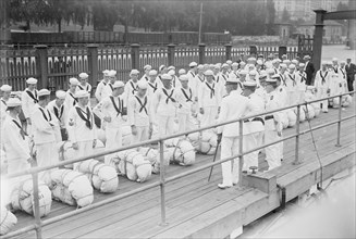 Roll Call - Naval Militia, between c1910 and c1915. Creator: Bain News Service.