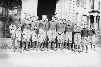 1st Squad Varsity - Yale, between c1910 and c1915. Creator: Bain News Service.