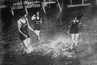 Bathers at Alameda, between c1910 and c1915. Creator: Bain News Service.