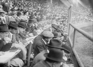 Fans, Polo Grounds, 1913. Creator: Bain News Service.