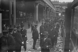 First Game - 1913 World Series (baseball), 1913. Creator: Bain News Service.