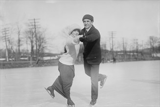 Ice Tango - Mae Hollander and Louis Borod, between c1910 and c1915. Creator: Bain News Service.