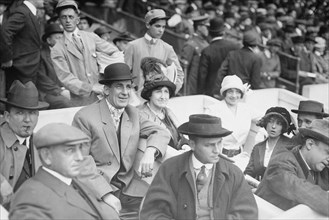 Jim Corbett & Mrs. Marquard at game, 1913. Creator: Bain News Service.
