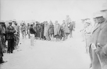 Ojinaga -- Captured Federals awaiting death, between c1910 and c1915. Creator: Bain News Service.