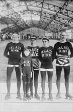 Palace Rink Team - Detroit, between c1910 and c1915. Creator: Bain News Service.
