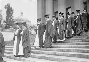 Barnard Girls, 1914. Creator: Bain News Service.