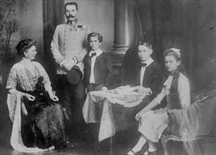 Franz Ferd. & family, between c1910 and c1915. Creator: Bain News Service.