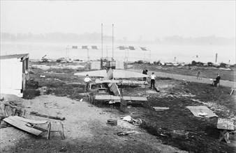 Meckler-Allen Aeroplane, between c1910 and c1915. Creator: Bain News Service.