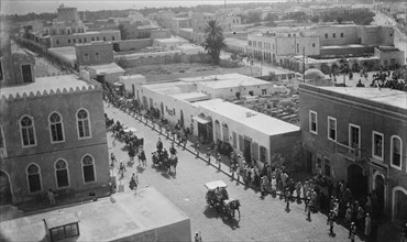 DUPLICATE (delete) Italians taking possession of Tripoli, 1911 or 1912. Creator: Bain News Service.