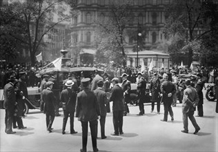 Admirals at City Hall, 1913. Creator: Bain News Service.