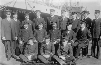 Capt. and crew of MACKAY-BENNETT, between c1910 and c1915. Creator: Bain News Service.