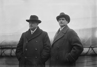 Carl Jorn and Adam Didur, between c1910 and c1915. Creator: Bain News Service.