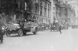 Fire parade, 1913. Creator: Bain News Service.