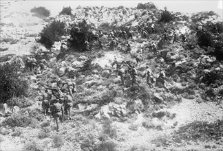 Montenegrins attacking Becic [i.e., Decic] Fort, between c1910 and c1915. Creator: Bain News Service.