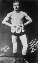 Peter Gotz - lightweight wrestler of the world, between c1910 and c1915. Creator: Bain News Service.