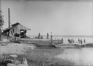 Shad fishing, between c1910 and c1915. Creator: Bain News Service.