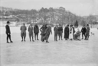 On Tuxedo Lake, between c1910 and c1920. Creator: Bain News Service.