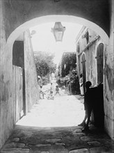 Street in Charlotte Amalie, St. Thomas, between c1915 and c1920. Creator: Bain News Service.