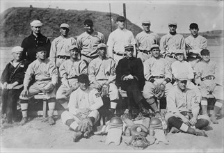 Baseball team, Naval Training School, 1917. Creator: Bain News Service.