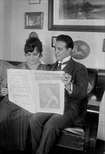 Hipolito Lazaro & wife, between c1915 and c1920. Creator: Bain News Service.