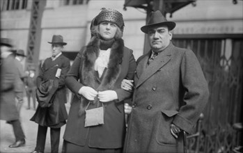 Enrico Caruso & wife Dorothy Caruso, between c1915 and c1920. Creator: Bain News Service.