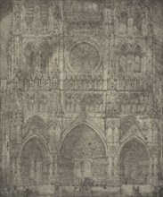 Amiens Cathedral, c.1890-91. Creator: Marius Bauer.