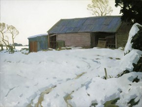 Mrs Middleton's shed, c1945. Creator: Archibald Frank Nicoll.