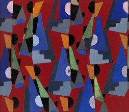 Untitled (Textile design no VIII),  c1925. Creator: Frances Hodgkins.