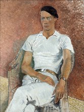 Man in white, 1933. Creator: Glyn Warren Philpot.