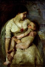 Mother and child, c1910. Creator: Grace Joel.