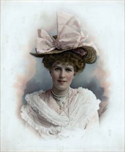Portrait of a lady, early 20th century. Creator: Lambert Weston & Son.