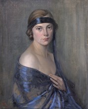 The blue ribbon, c1926. Creator: Mary Tripe.