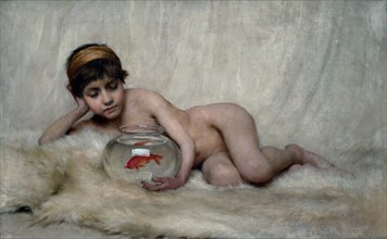 Idlesse, 1887. Creator: Thomas Benjamin Kennington.