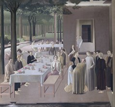 The marriage at Cana, 1923. Creator: Winifred Knights.
