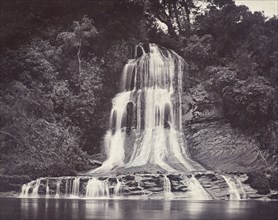 Kakahi Fall near Tawhata - Wanganui [sic] River, 1885. Creator: Burton Brothers.
