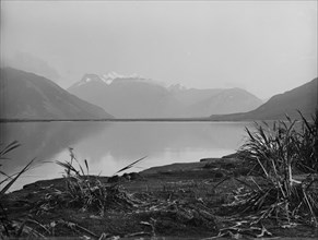 Mount Earnlsaw, from Glenorchy, Lake Wakatipu, 1886. Creator: Burton Brothers.