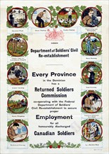 Poster, 'Department of Soldiers' Civil Re-establishment', 1918. Creator: Department of Soldiers Civil Re-establishment.