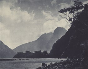 In Milford Sound, 1920s. Creator: Harry Moult.