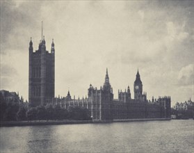 The houses of parliament. From the album: Photograph album - London, 1920s. Creator: Harry Moult.