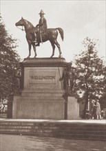 Wellington's Statue. From the album: Photograph album - London, 1920s. Creator: Harry Moult.