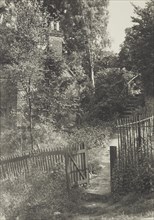The garden gate. From the album: Photograph album - England, 1920s. Creator: Harry Moult.