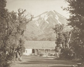 Mt Egmont from Dawson's Falls house. From the album: Record Pictures of New Zealand, 1920s. Creator: Harry Moult.