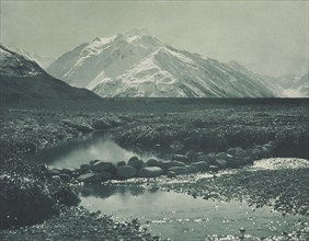 In the Tasman Valley. From the album: Camera Pictures of New Zealand, 1920s. Creator: Harry Moult.